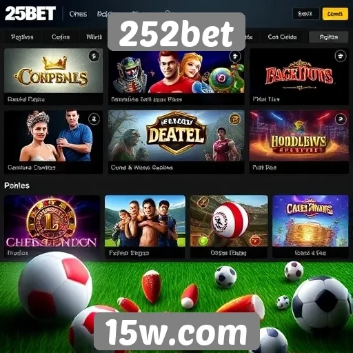 Opções de jogos disponíveis na 252bet