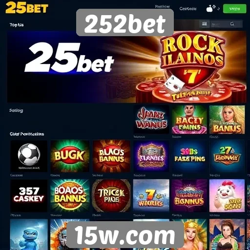 Avaliação dos jogos disponíveis no site 252bet